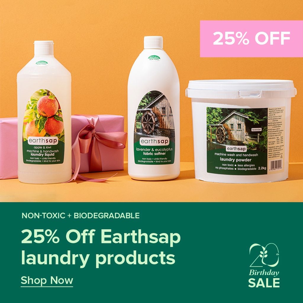 25% Off Earthsap Laundry Products